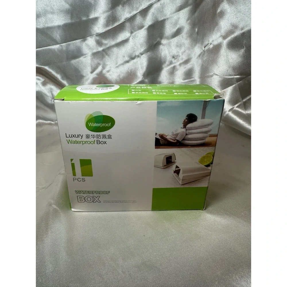 QSeeden Clear Outlet Cover Box,Baby Safety Outlet Cover Box,Wall Outlet Cover